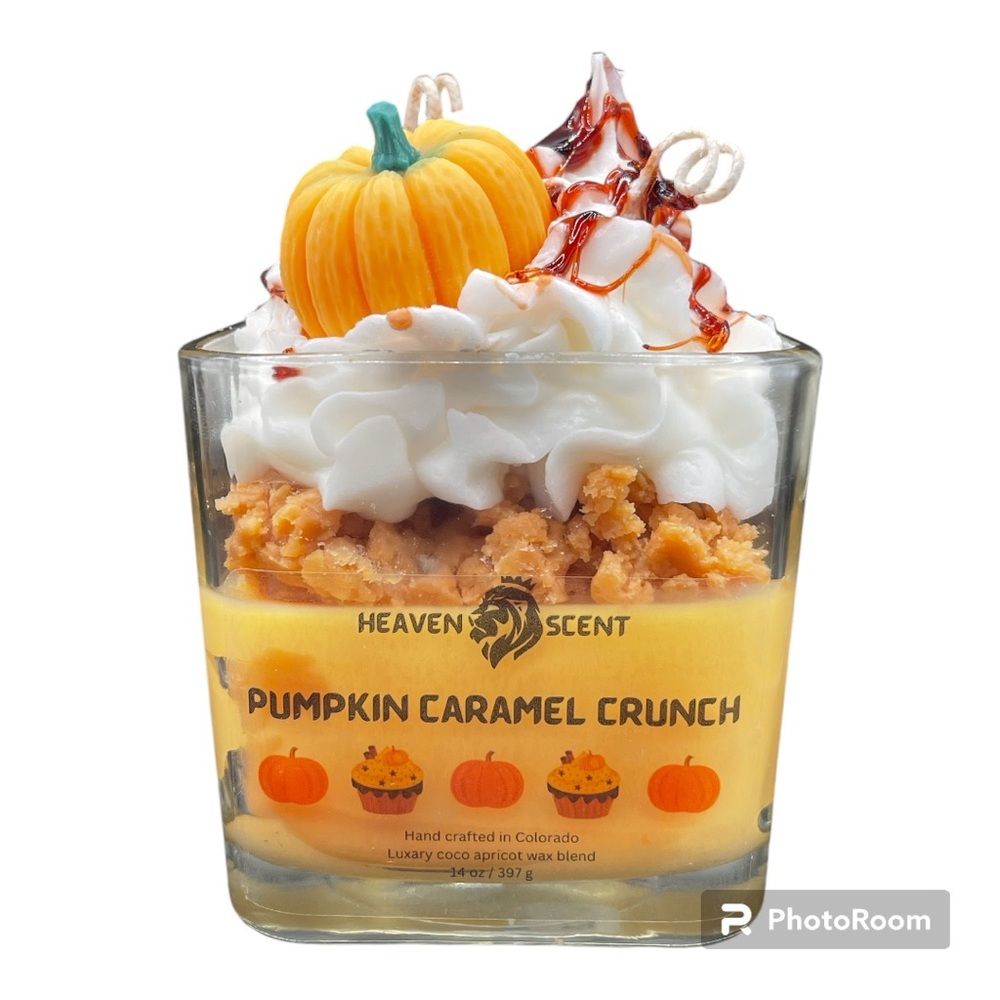 Pumpkin caramel crunch candle